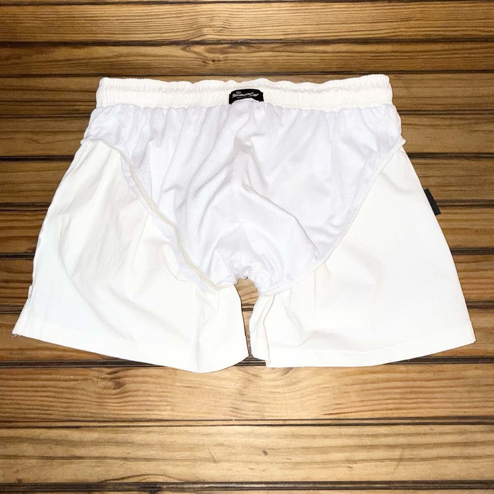 Sicko Born From Pain Shorts Mens Medium White 100% Nylon Streetwear Pockets - Picture 8 of 11